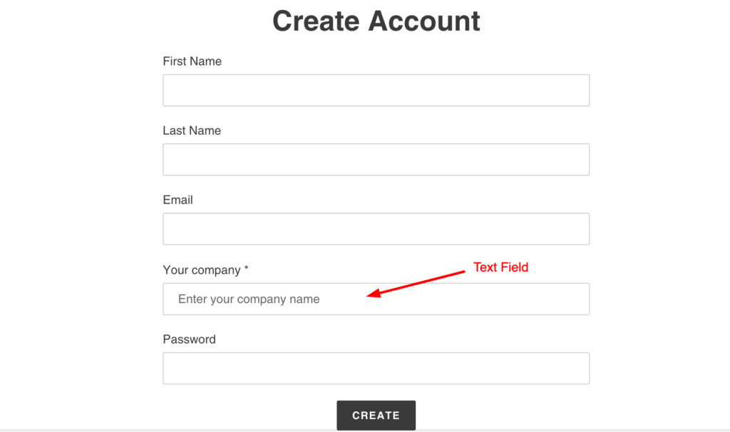 Text Field Template