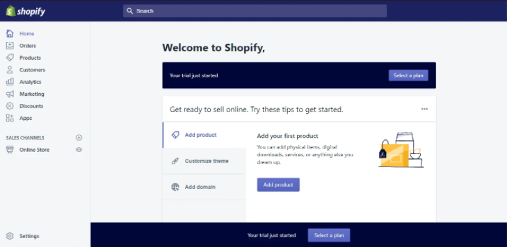 STEPS CREATE SHOPIFY STORE ADD PRODUCTS